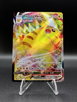 Pokemon Pikachu TCG VMAX Promo SWSH286 Sword & Shield Holo Card NM Condition - Image 1