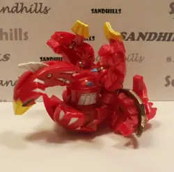 Bakugan Flame Aigle Red Pyrus BakuTech 580G & matching card - Image 1