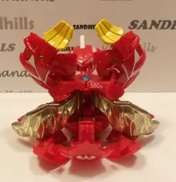 Bakugan Flame Aigle Red Pyrus BakuTech 580G & matching card - Image 4