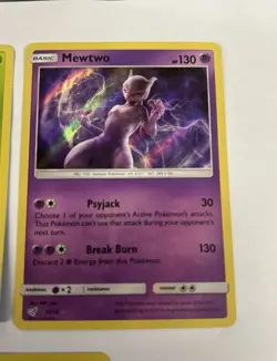 Pokemon Detective Pikachu 5 Card Bundle Incl Ditto Mewtwo Morelull Magikarp VGC - Image 3