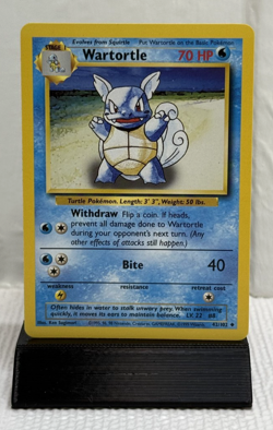 Wartortle 42/102 Base Set LP - Pokemon TCG Card Uncommon 1999 - Image 1