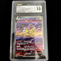 CGC 10 GEM MINT Raikou V Crown Zenith GG41/GG70 Galarian Gallery Pokemon Card - Image 1