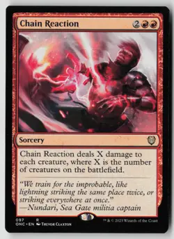 Chain Reaction 97 Commander: Phyrexia: All Will Be One Magic: LP - Image 1