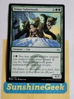 Temur Sabertooth The List Reprints Regular - Image 1