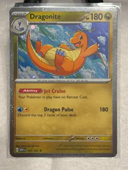 Dragonite 149/165 R 151 Pokemon COSMOS HOLO Near Mint - Free Shipping - Image 1