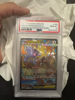 Pokemon Mega Kangaskhan EX Special Illustration Rare Me01 182/132 Holo PSA 10 - Image 1