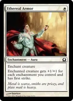 MTG - ETHEREAL ARMOR - Return to Ravnica (C) - Image 1