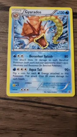 Gyarados XY109 Pokemon XY Black Star Promo Cosmos Holo 2016 - Image 1