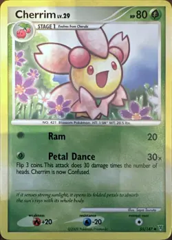 Cherrim 55/147 Uncommon Supreme Victors Pokemon Lightly Played - Image 1