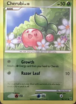 Cherubi 96/147 Common Supreme Victors Pokemon Lightly Played - Image 1