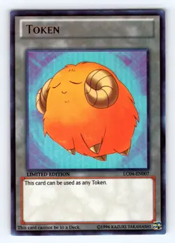 Yugioh Light Orange Sheep Token LC04-EN007 Limited Ed. Ultra Rare Holo - NM 💎 - Image 1