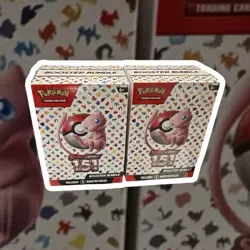 Pokemon TCG Scarlet & Violet 151 Booster Bundle Box 2x English Mew Sealed - Image 1