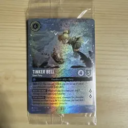 ✨🧚 Tinker Bell Giant Fairy #11/P3 – Glitter Foil Promo 2025 Lorcana SEALED 🧚✨ - Image 1