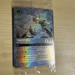 ✨🧚 Tinker Bell Giant Fairy #11/P3 – Glitter Foil Promo 2025 Lorcana SEALED 🧚✨ - Image 3