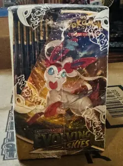 Evolving Skies Booster Box Pokemon TCG Sword & Shield 36 Pack New/Factory Sealed - Image 2