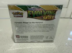 Pokemon TCG: Sword & Shield Evolving Skies Booster Box Sealed w/ Soft Case - Image 2