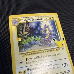 Light Toxtricity SWSH137 Ultra Rare Holo Celebrations Promo Pokemon Card - Image 4