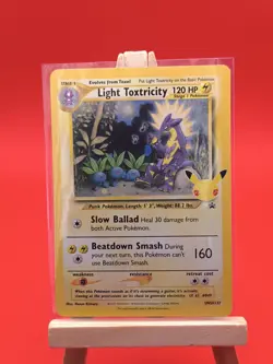 Light Toxtricity SWSH137 Ultra Rare Holo Celebrations Promo Pokemon Card * New * - Image 3