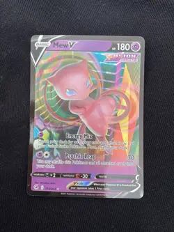 Pokemon Mew v Fusion Strike TCG Ultra Rare Card 113/264 - Image 1