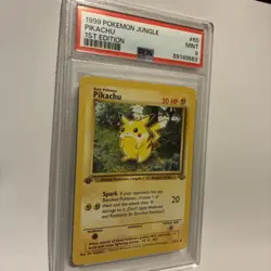 Pokemon 1st Edition PIKACHU 60/64 Jungle Card PSA 9 GRADED. MINT, #60 - 1999 - Image 2