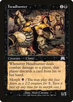 4x Headhunter- MP - Onslaught Block - SPARROW MAGIC mtg - Image 1