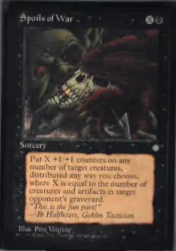 Spoils of War - Ice Age: #164, Magic: The Gathering Lp R96 - Image 1