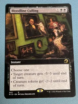 MTG Bloodline Culling (Extended Art) Innistrad MID NM - Image 1