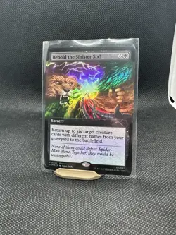 Behold the Sinister Six! - Foil Extended Art Promo PRM NM MTG - Image 1
