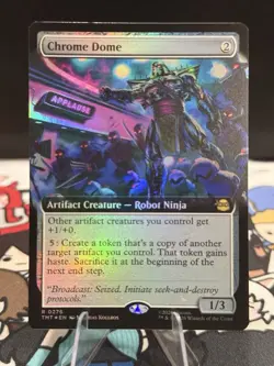 MTG: TMNT - Chrome Dome (Extended Art) Foil R 0276 - Image 1
