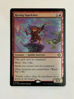 MTG Hexing Squelcher ECL 145 Foil R Near Mint - Image 1