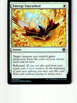 Emerge Unscathed 19 Common Iconic Masters Magic: The Gathering Foil LP - Image 1