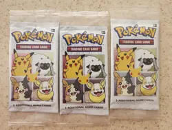 3x Cinnamon Toast Crunch Pokemon Promo Pack 25th Anniversary Foil Pikachu Sealed - Image 1