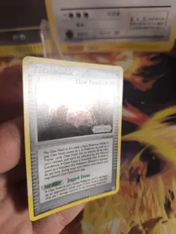 Pokemon Karte Card Claw Fossil Ex Legend Maker Reverse Stamp Klauen Holo NM+ - Image 2