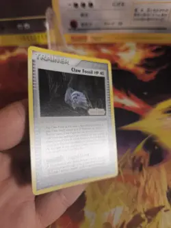 Pokemon Karte Card Claw Fossil Ex Legend Maker Reverse Stamp Klauen Holo NM+ - Image 3