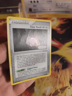 Pokemon Karte Card Claw Fossil Ex Legend Maker Reverse Stamp Klauen Holo NM+ - Image 4