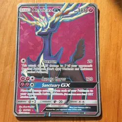 Pokemon Xerneas GX Full Art Ultra Rare Holo 126/131 Sm-Forbidden Light Card - Image 1