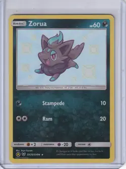 Pokemon Zorua Shiny Holo Rare Hidden Fates: Shiny Vault SV25/SV94 NM - Image 1