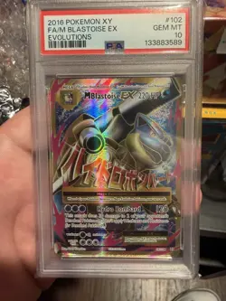 M Blastoise EX PSA 10 - 102/108 - Mega Full Art - XY Evolutions - Pokemon - Image 1