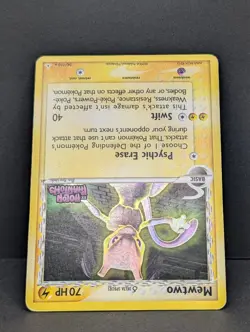 Mewtwo (Delta Species) 24/110 Holon Phantoms Reverse Holo Rare Pokemon TCG MP+ - Image 4