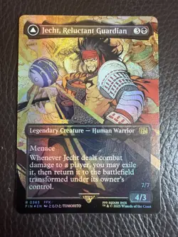 Mtg FIN Final Fantasy Showcase - Jecht, Reluctant Guardian FOIL -NM - Image 1