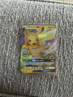2019 POKEMON SM-P SUN & MOON PROMO PIKACHU GX SM232 HOLO 160HP BASIC GX - Image 3