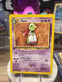 Xatu 52/111 - Pokemon Neo Genesis - 1st Edition- Near Mint - Image 1