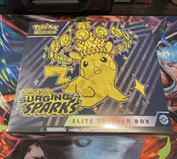 Pokemon TCG Scarlet & Violet SURGING SPARKS Elite Trainer Box FACTORY SEALED ETB - Image 1