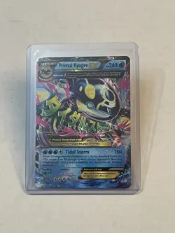 Pokemon TCG Primal Kyogre EX 55/160 XY Primal Clash Ultra Rare Holo 2014 LP - Image 1