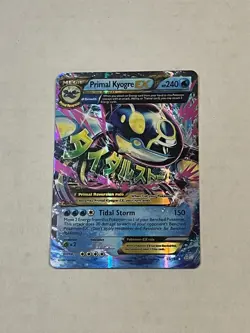 Pokemon TCG Primal Kyogre EX 55/160 XY Primal Clash Ultra Rare Holo 2014 LP - Image 3