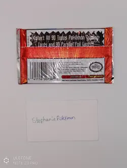 Pokemon Topps TV Animation Edition 1999 RED LOGO Factory Sealed LAST PACK - Image 4