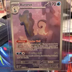 Pokemon Aurorus POR Rare 092/088 Stage 2 170 HP 150 Attack Regular English - Image 1