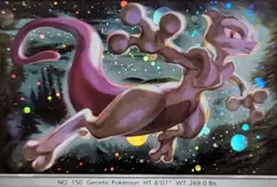 Pokemon Mewtwo Black Star Promo SM214 Holo Hidden Fates Pin Collection - Image 3