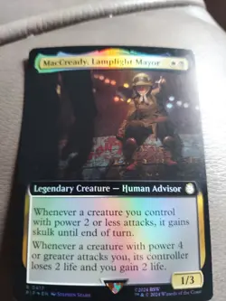 MacCready, Lamplight Mayor (Extended Art) Universes Beyond: Fallout Foil - Image 1