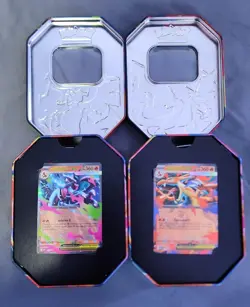 Pokemon TCG Mega Charizard X and Y Tins Set+Promos Only! (No Packs) - Image 2